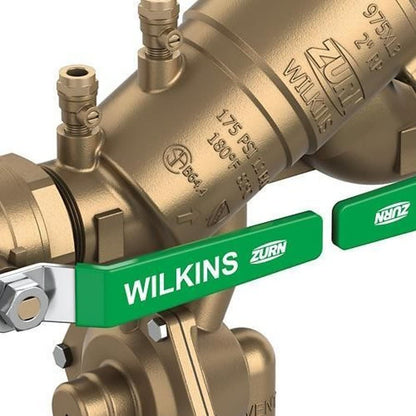 975XL3 Reduced Pressure Backflow Preventer, 1-1/4 in, FNPT, Bronze