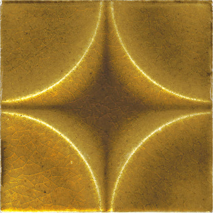 Contempee Marigold Square, Handcrafted 4X4 Glossy