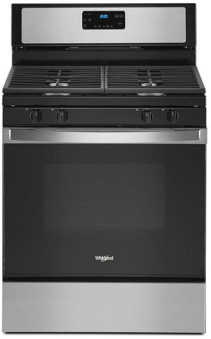 30"W 5.0Cuft F/S 4B Gas Range Stainless Steel