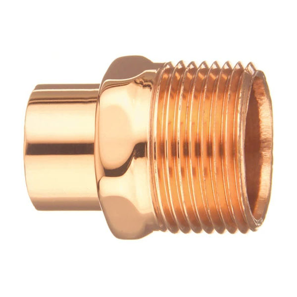 Male Adapter, 3/8 x 1/2 in, C x MNPT, Copper