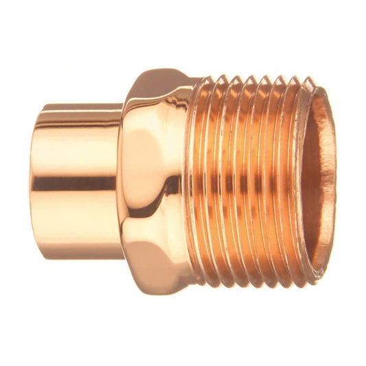 Male Adapter, 1-1/2 in, Fitting x MNPT, Copper