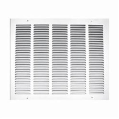 Stamped Return Grille, 16 x 20 in, 1/2 in Spacing, Steel, White