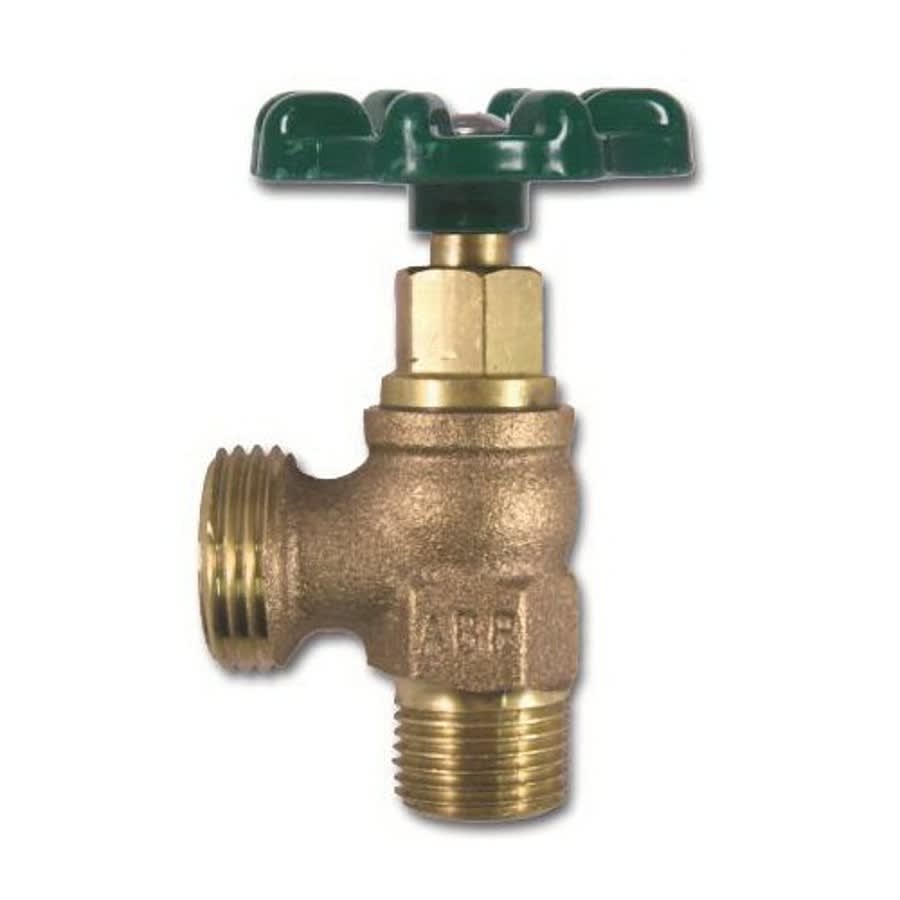 Boiler Drain, 3/4 in Inlet, MNPT, Rough Bronze