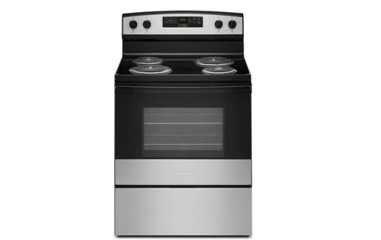 Amana 30"W Electric Coil Range Stainless Steel