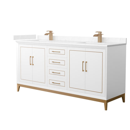 Marlena Double Bathroom Vanity - 72W x 35.25H x 22D