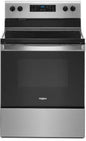 30"W 5.3Cuft F/S 4E Smoothtop Electirc Range Stainless Steel