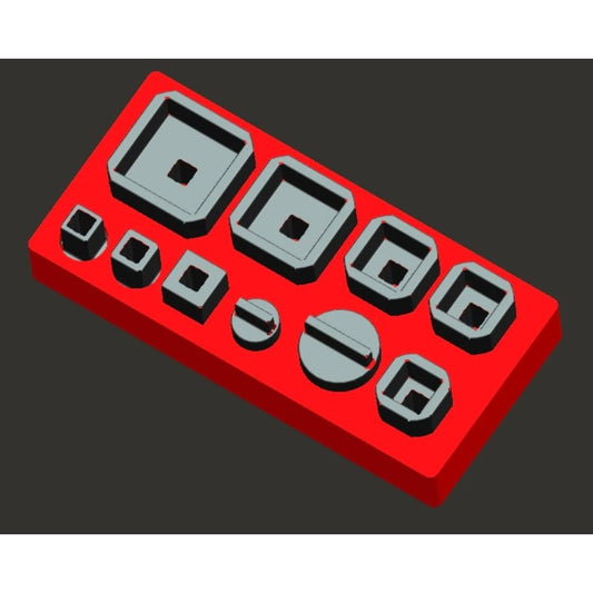 PlugTwista Set of 10 Forged Steel Clean Out Plug Sockets