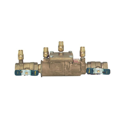 LF007 Double Check Backflow Preventer, 1/2 in, FNPT, Bronze