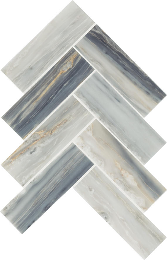 Natural Hues Azure Rectangle 4X8 Matte