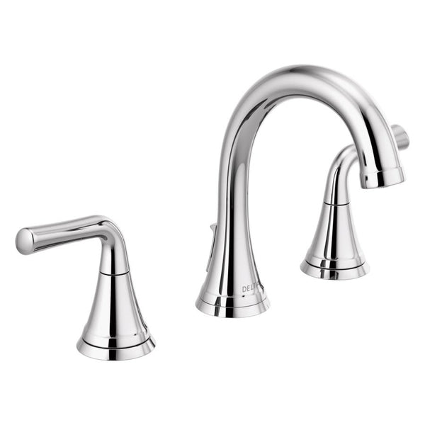 Kayra™ Widespread Lavatory Faucet, ADA, 2 Handle, 3-Hole, 1.2 gpm, Chrome