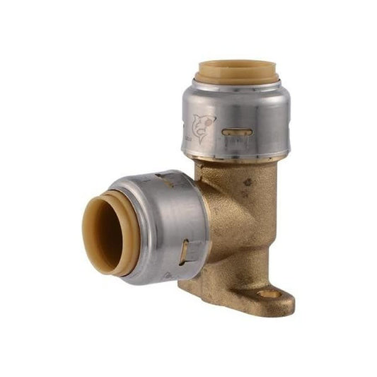 Max™ 90 deg Elbow, 1/2 in, Push, Brass