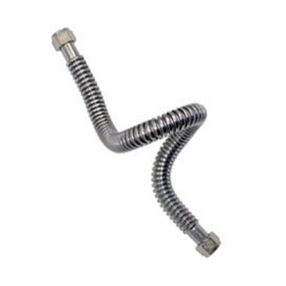 Corrugated Water Heater Flex, 2 in, FNPT, 24 in L, Stainless Steel