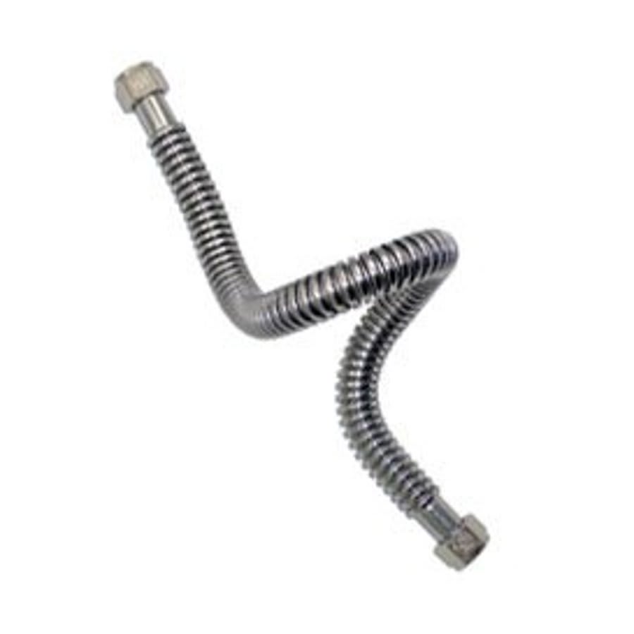 Corrugated Water Heater Flex, 3/4 in, FNPT, 15 in L, Stainless Steel