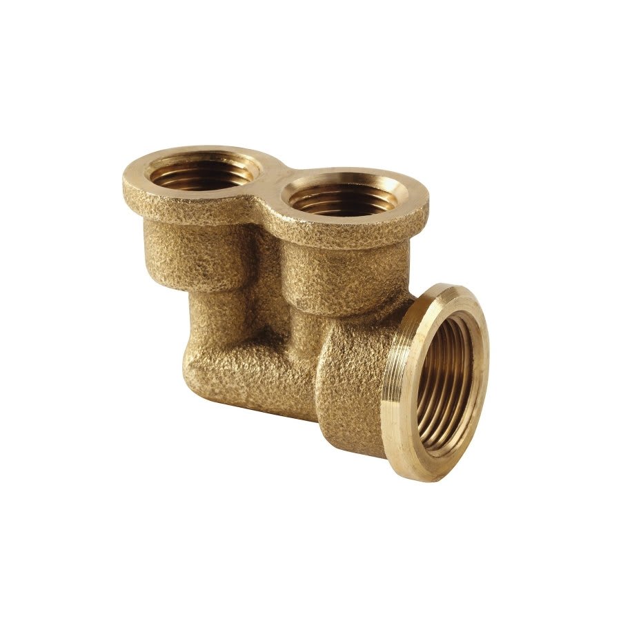 Twin Elbow For Tub/Shower with Diverter Spout 1/2 in, NPT