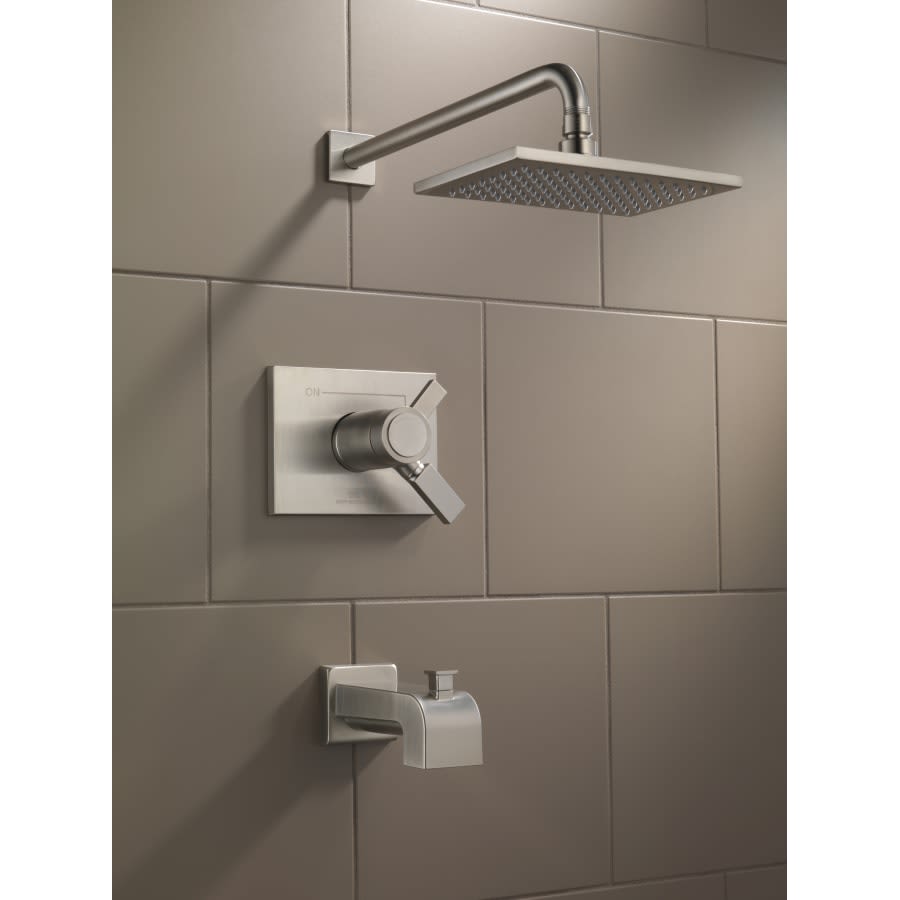 Vero Tempassure 17T Series Dual Function Thermostatic Tub and Shower with Integrated Volume Control - Less Rough-In Valve