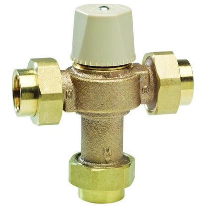 LFMMV Mixing Valve, 3/4 in, FNPT, Bronze, Rough Bronze