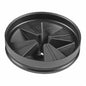 Quiet Collar Sink Baffle, Rubber, Black