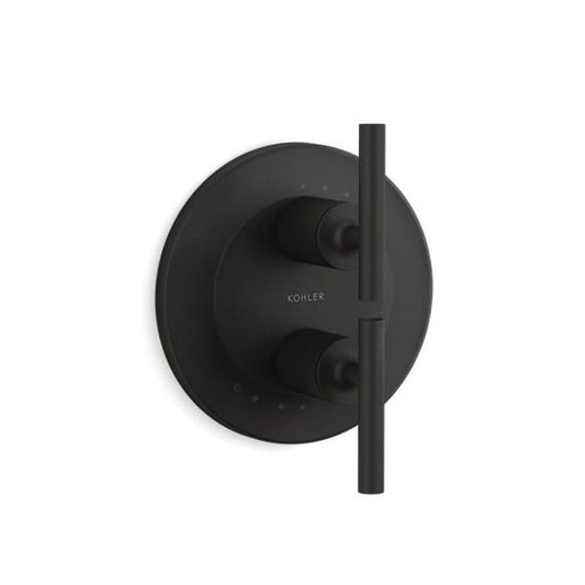 Purist® Thermostatic Tub & Shower Trim, ADA, Matte Black