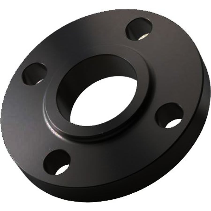 Raised Face Flange, 2 in, Slip On, 6 in OD, 4 Bolt Holes, 150 lb, Carbon Steel, Buy American