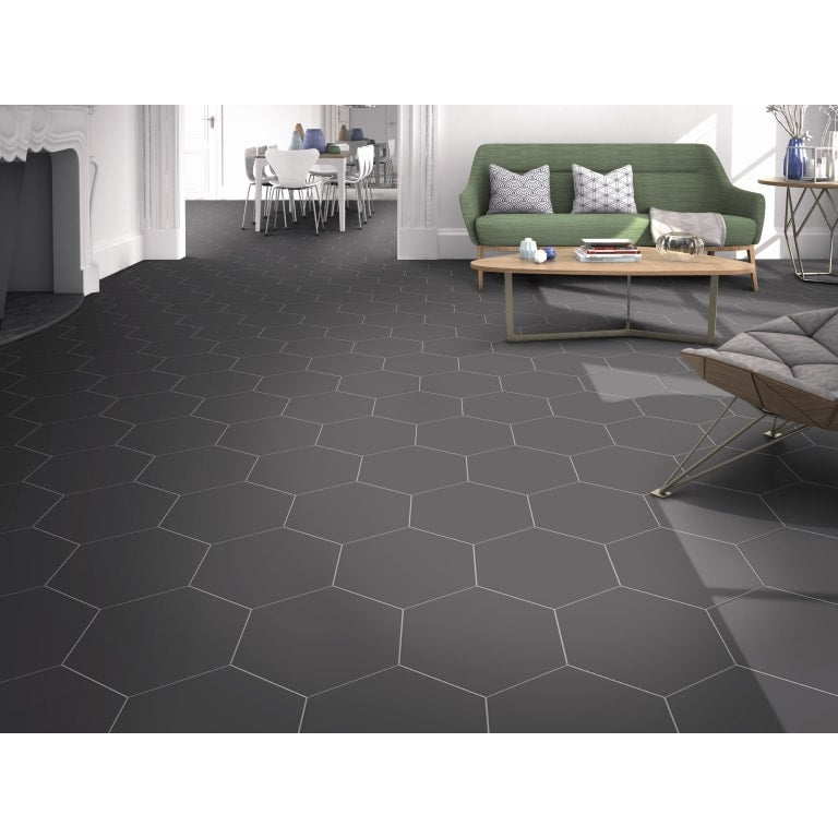 RHYTHM HEX BLACK 11X13