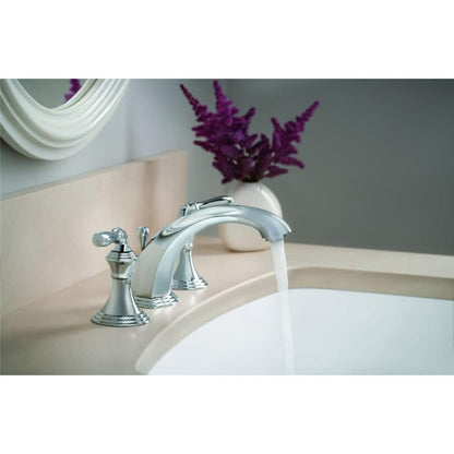 Devonshire Widespread Bathroom Faucet with UltraGlide Valve and Quick Mount Technology - Free Metal Pop-Up Drain Assembly with Purchase