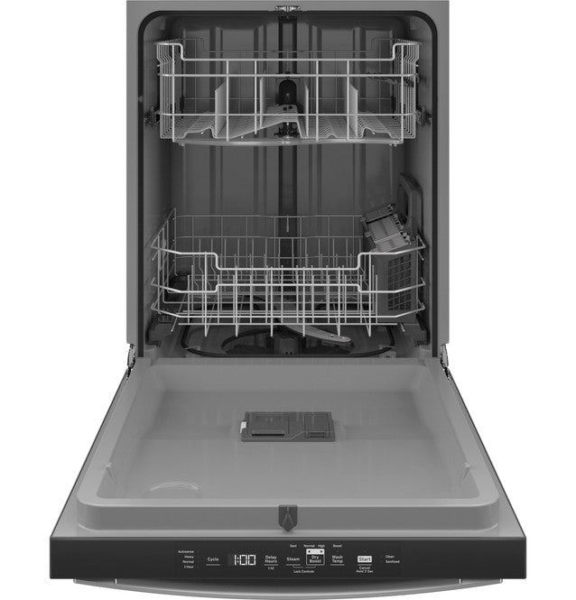 GE 24 in. Built-In Tall Tub Top Control Stainless Steel Dishwasher w/Sanitize, Dry Boost, 52 dBA