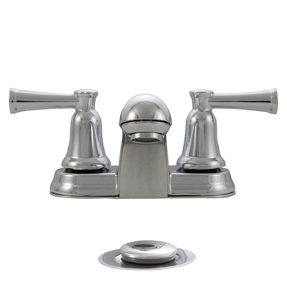 2 Handle Bathroom Faucet - 410 Chrome