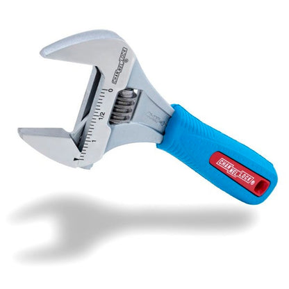 6 in, Adjustable Wrench, Wide Azz®, Chrome, Code Blue®