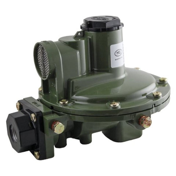 Gas Pressure Regulator, 3/4 in, FNPT, Aluminum