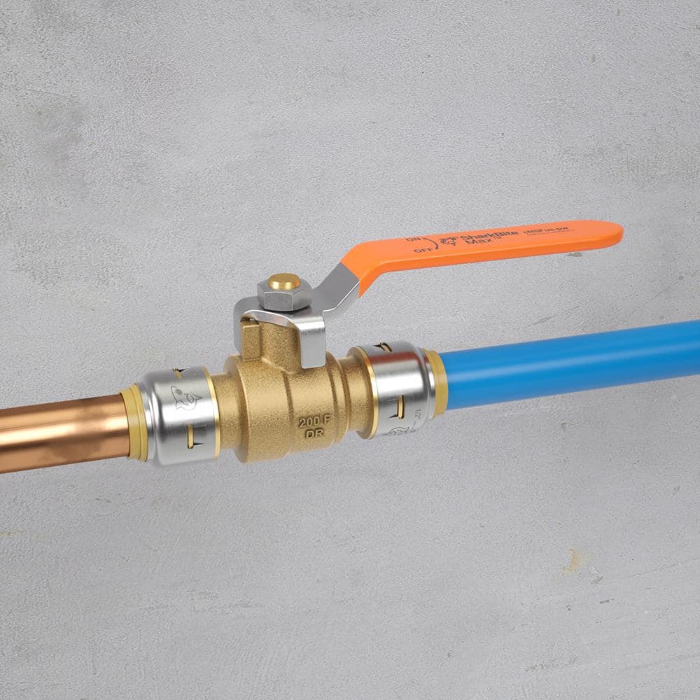SharkBite Max 1/2 in. Brass Push-to-Connect Ball Valve