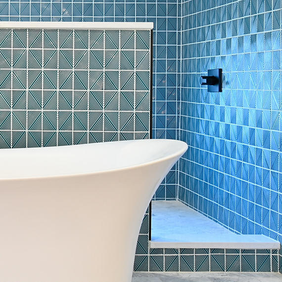Raine Stratus White Hexagon 2X2 Honed