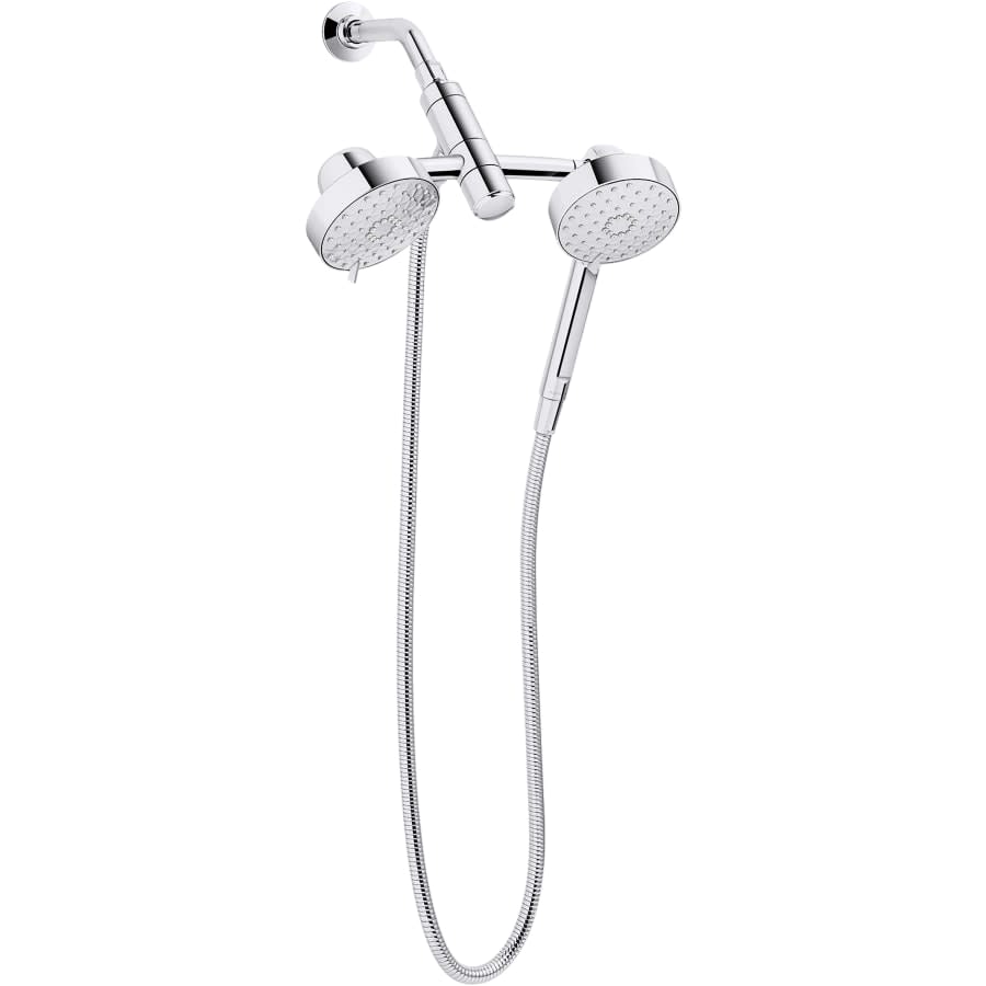 Awaken 1.75 GPM Multi Function Shower Head with Hand Shower, Hose, and MasterClean Technology