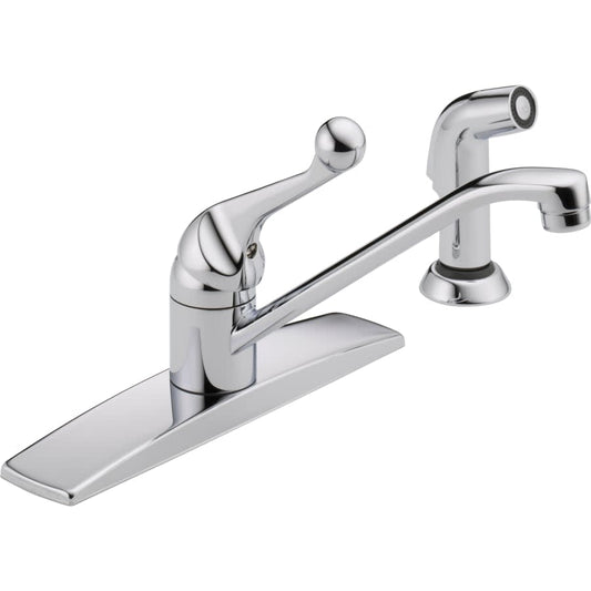 Classic Kitchen Faucet with Side Spray - Includes Lifetime Warranty