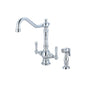 Americana Kitchen Faucet, Deck Mount, ADA, 2 Lever Handles, 2-Hole, Polished Chrome