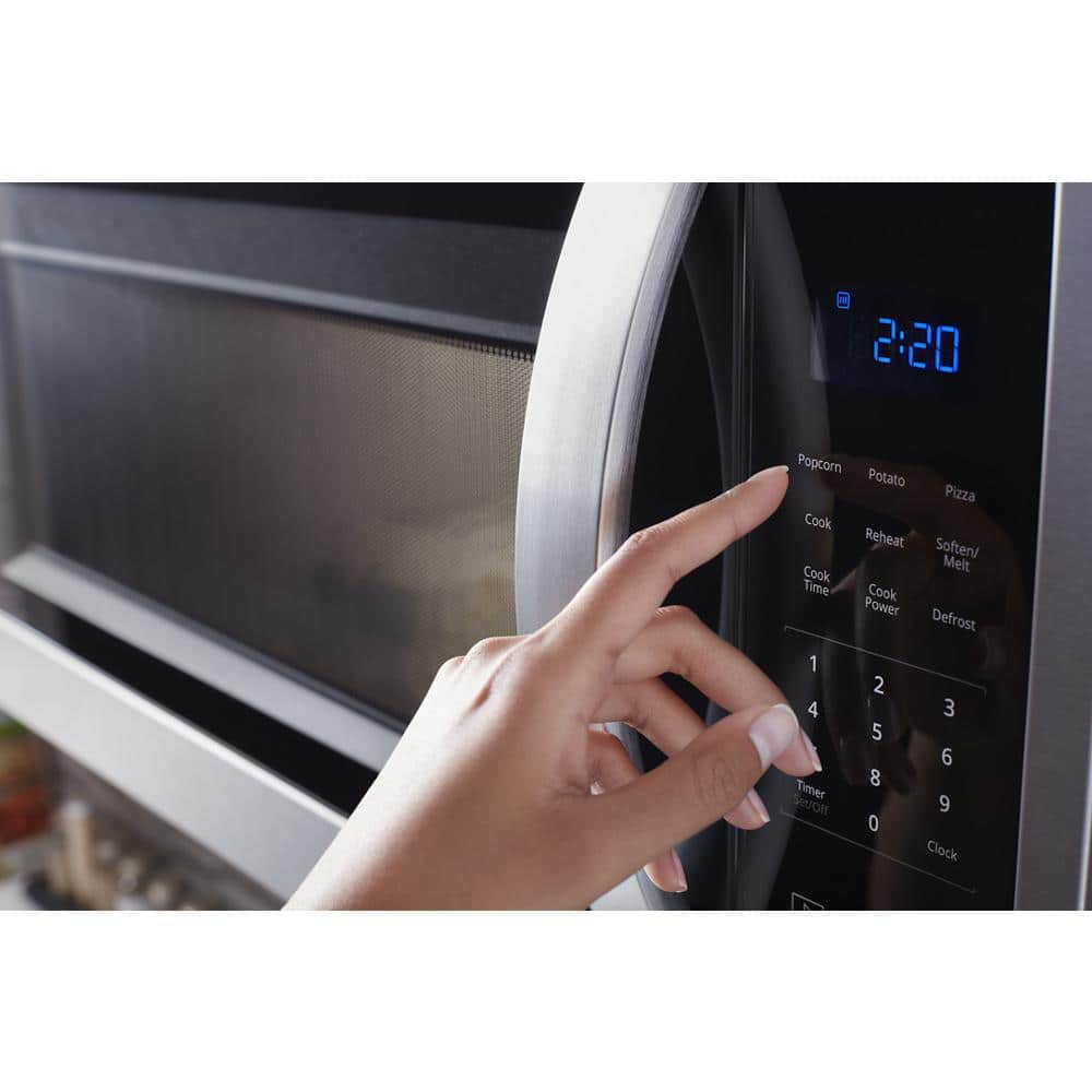 1.7 cu. ft. Over the Range Microwave in Stainless Steel with Electronic Touch Controls