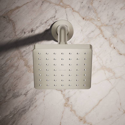 Parallel 2.5 GPM Single Function Shower Head With Katalyst Air-Induction Spray Technology