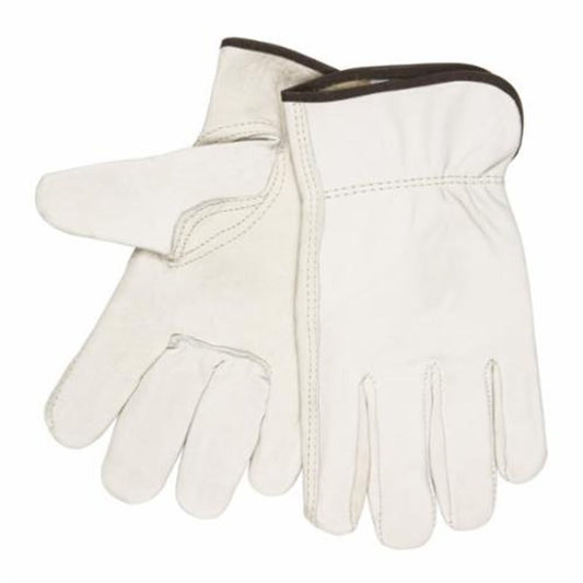 Gloves, Drivers, S, Grain Cowhide Leather Palm, Beige