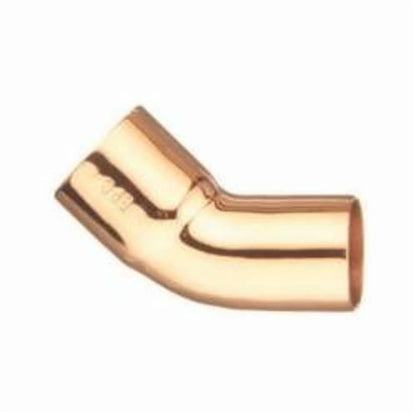 Street 45 deg Elbow, 1/2 in, Fitting x C, Copper
