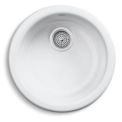 Porto Fino 18-1/2" Undermount Single Basin Cast Iron Bar Sink
