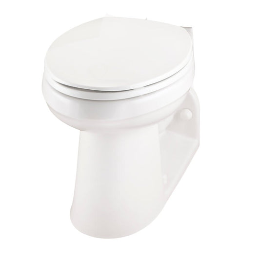 Maxwell® Toilet Bowl, Floor Mount, 4-1/4 in Rough, ADA, Elongated, White