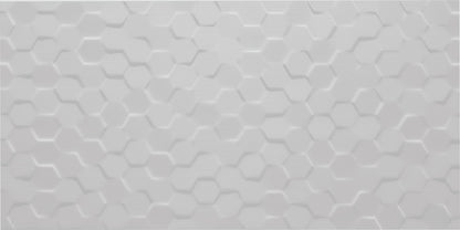 Multitude Urban Grey Rectangle, Hex 12X24 Textured