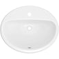 Rockaway 20-1/2" Oval Vitreous China Drop In Bathroom Sink with Overflow and 1 Faucet Hole at 0" Centers