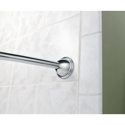 54" - 72" Adjustable-Length Curved Shower Rod (Wholesale Packaging)