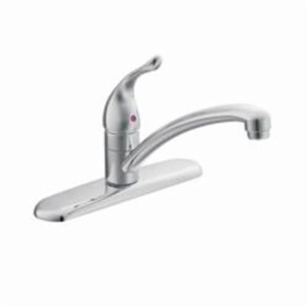 Chateau® Kitchen Faucet, Deck Mount, ADA, 1 Lever Handle, 3-Hole, Polished Chrome