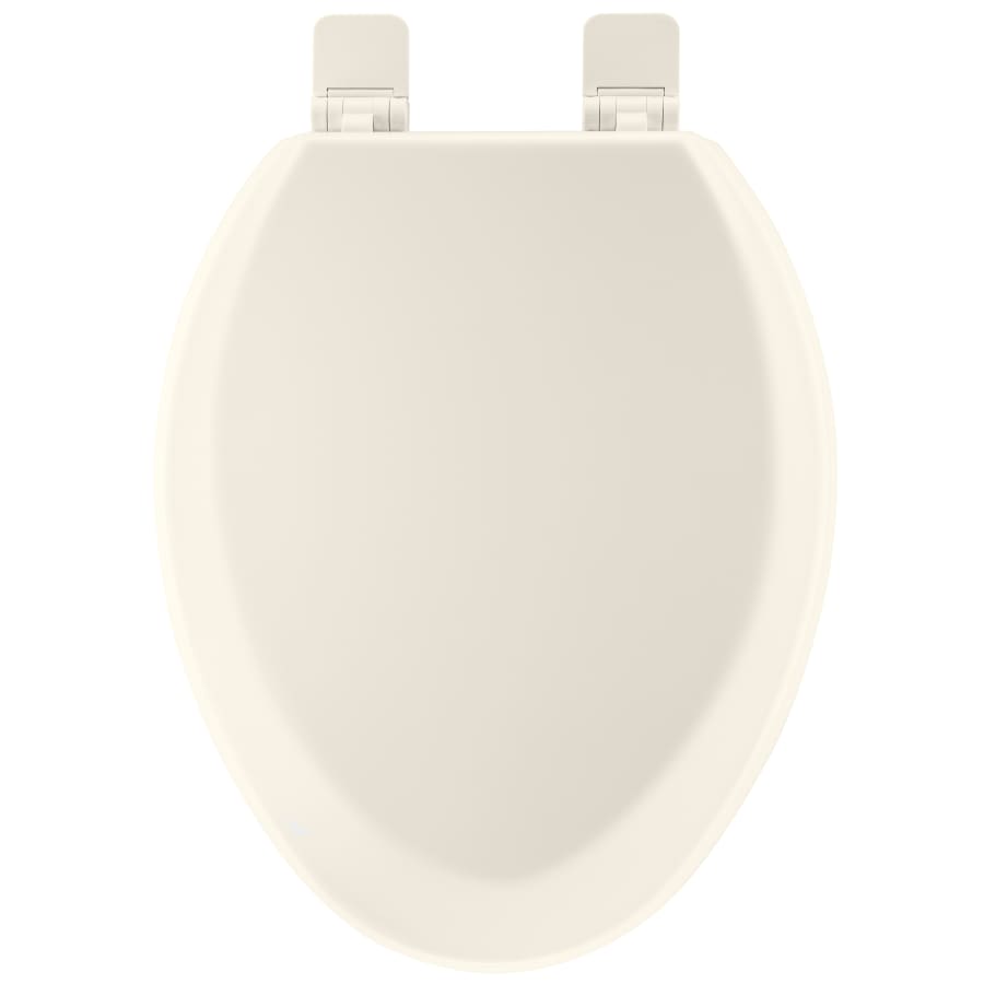 Elongated Closed-Front Toilet Seat with Quick Release and Lid