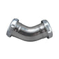 45 deg Tubular Elbow, 1-1/2 in, 22 ga, Chrome
