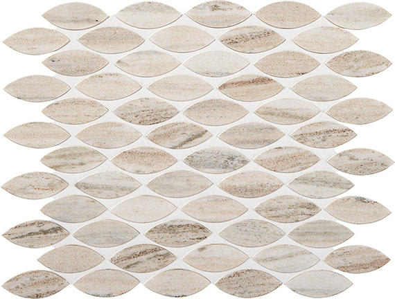 Ascend Stone Open Horizon Chevron 1X6 Honed