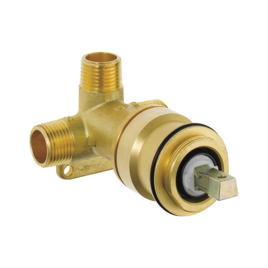 Rough-In Valve, 1/2 in Inlet, Forged Brass Body