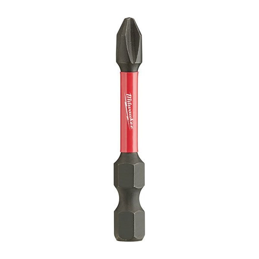 SHOCKWAVE™ Impact Power Bit, #2 Phillips® Point, 2 in OAL, 1/4 in, Alloy Steel, 5-Pack