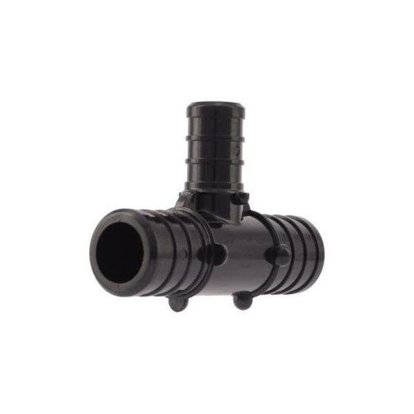 Tee, 3/4 x 1/2 in, Crimp PEX, Poly